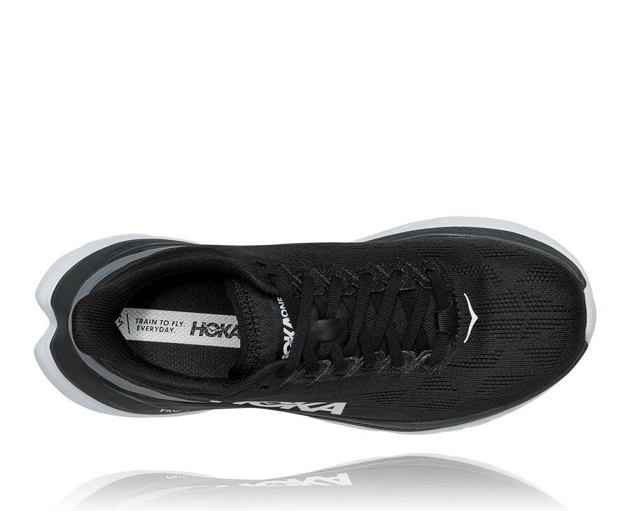 Tenis Hoka One One Mujer Negros/Blancos - Mach 4 - JFMQ41863